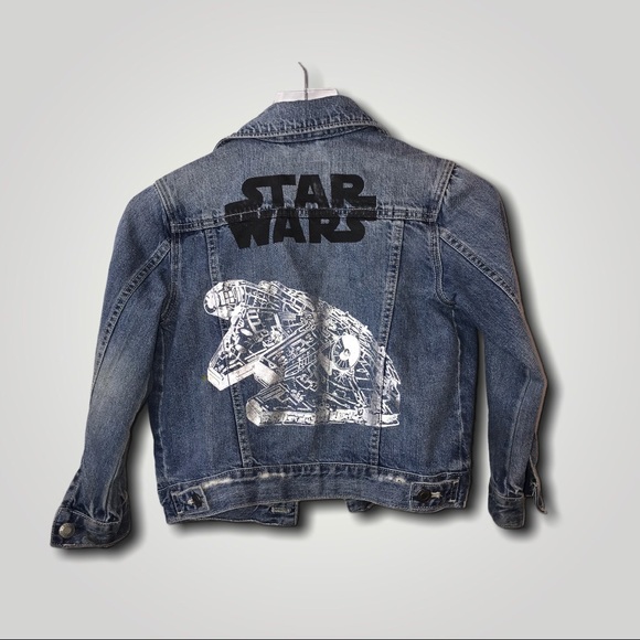 GAP Other - GAP kids STAR WARS denim jacket size 5